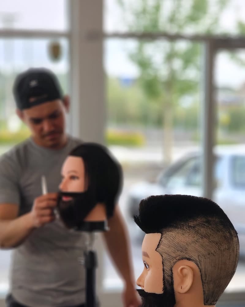 Academy practice on a mannequin